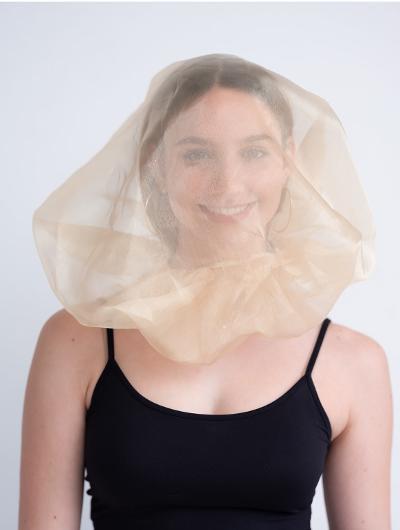 Sheer Organza FaceOn Hood