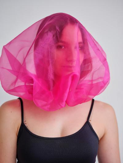 Sheer Organza FaceOn Hood